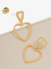 Valentina Heart Drop Earring