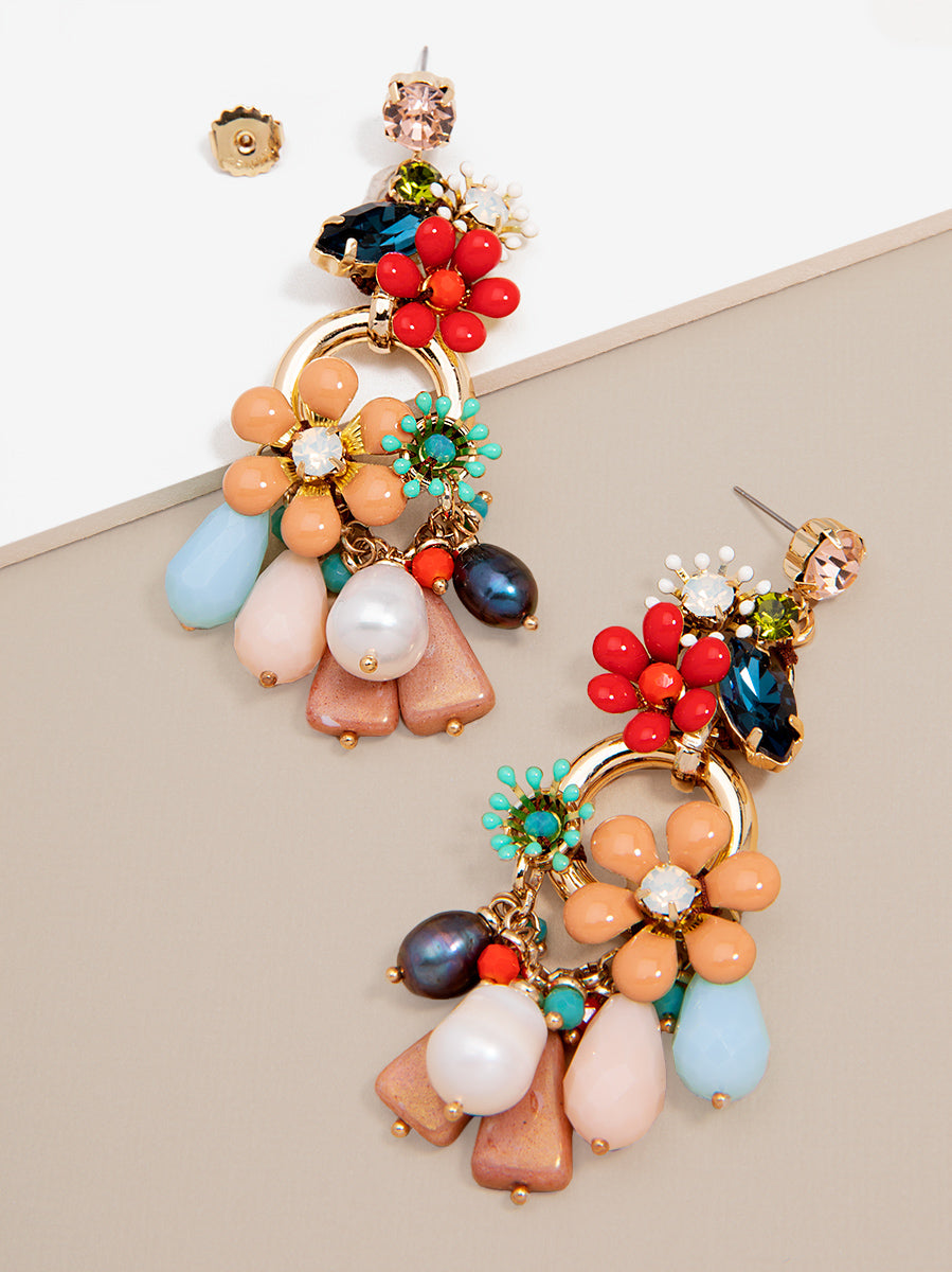 Hattie Flower Earring