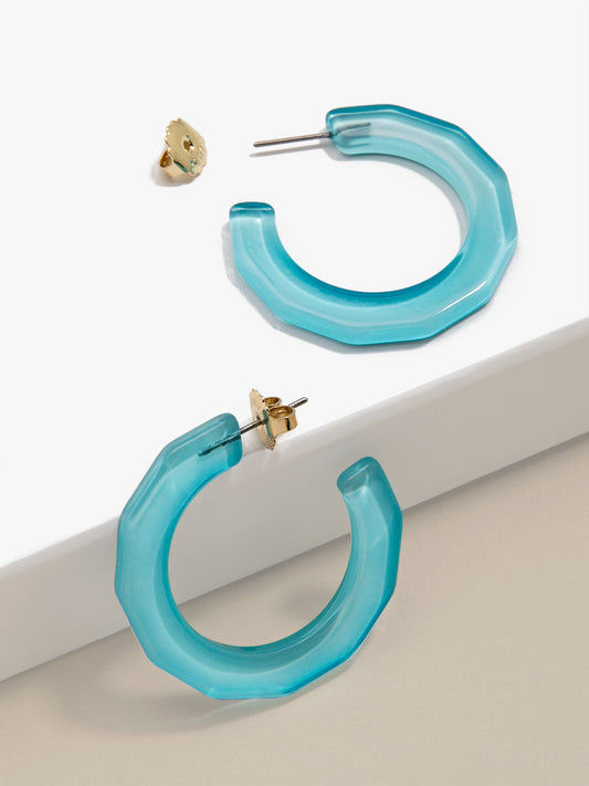 Robin Textured Hoop Earring