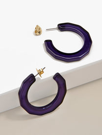 Robin Textured Hoop Earring