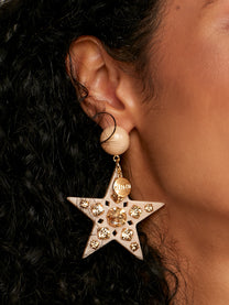 Stellar Statement Crystal Drop Earring